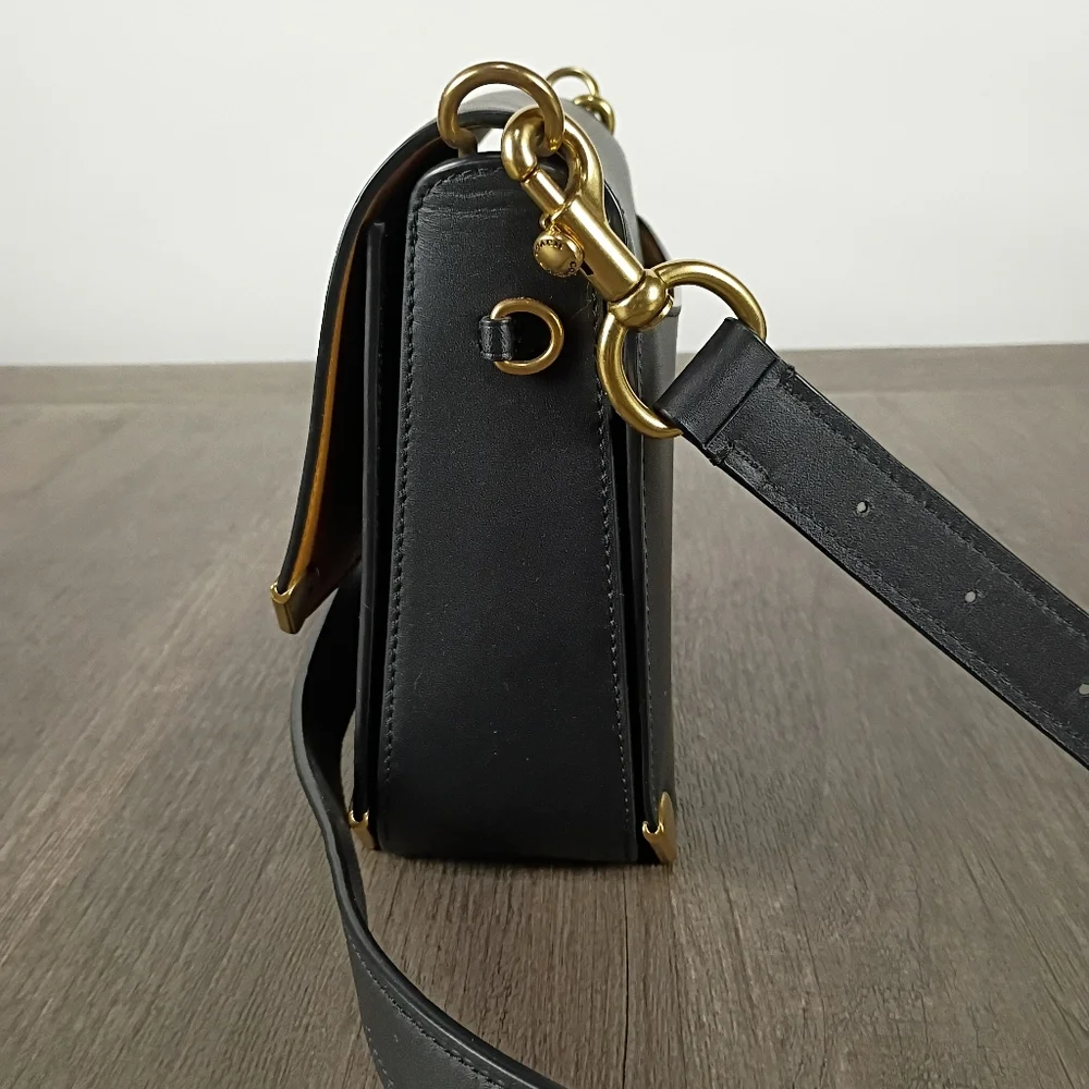 Coach 1941 Cooper Shoulder Bag Purse 38660 Crossbody Black Converts Clutch - Picture 5 of 15
